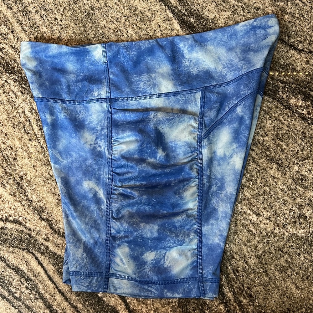 Lululemon Speed Track Short Tidal Trip Pipe Dream Blue Size 8 - Picture 5 of 9
